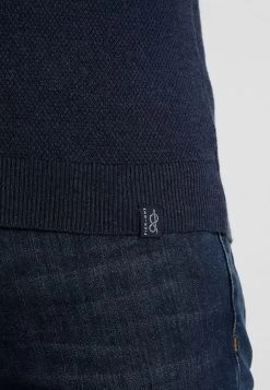 Pier One MaglioneMottled Dark Blue Uomo Maglieria PI922Q02G-K11 -Pier One Moda Outlet d67b18f4866341c2bf572c0cdc56abf1