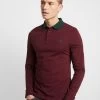 Pier One Muscle FitPoloBordeaux Uomo T-shirt E Polo PI922P04G-G11