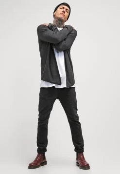 Pier One CardiganMottled Dark Grey Uomo Maglieria PI922Q05L-C11 -Pier One Moda Outlet e1483103d65742818c4dadd9c7307f02