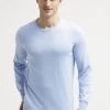 Pier One Basic Crewneck - Maglione - Light Blue