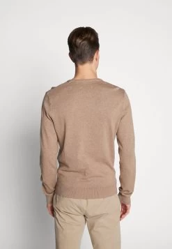 Pier One Basic CrewneckMaglioneMottled Beige Uomo Maglieria PI922Q009-B12 -Pier One Moda Outlet e45875b79af34307b546bc88a1571a7e