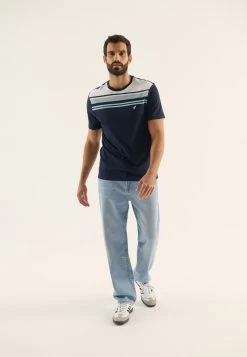 Pier One T-Shirt Con StampaDark Blue Uomo T-shirt E Polo PI922O0YE-K11 -Pier One Moda Outlet e5db694c23ca4291bc6b8ef8b5945bc8