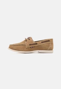 Pier One Leather UnisexScarpe Da BarcaBeige Uomo Scarpe Con I Lacci PI915M00D-B11