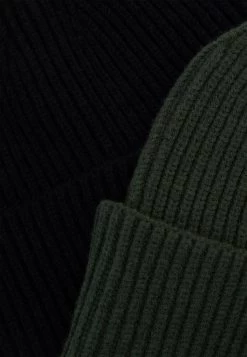 Pier One Unisex 2 PackBerrettoBlack/Khaki Uomo Cappellie Berretti PI954P00N-Q14 -Pier One Moda Outlet ecb2c8ad086f4ace9e748cd9a809f0c7