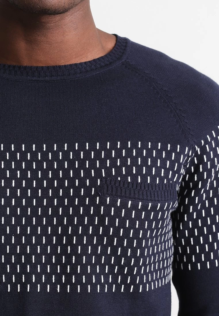 Pier One MaglioneDark Blue Uomo Maglieria PI922QA3A-K11 4 Pier One MaglioneDark Blue Uomo Maglieria PI922QA3A-K11 - immagine 4