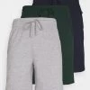 Pier One 3 PackPantaloni Del PigiamaDark Blue /Mottled Dark Grey/Dark Green Uomo Per La Notte PI982L00F-K13
