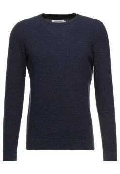 Pier One MaglioneMottled Dark Blue Uomo Maglieria PI922Q02G-K11 -Pier One Moda Outlet feeaa3682f72428c933729fd756f715a